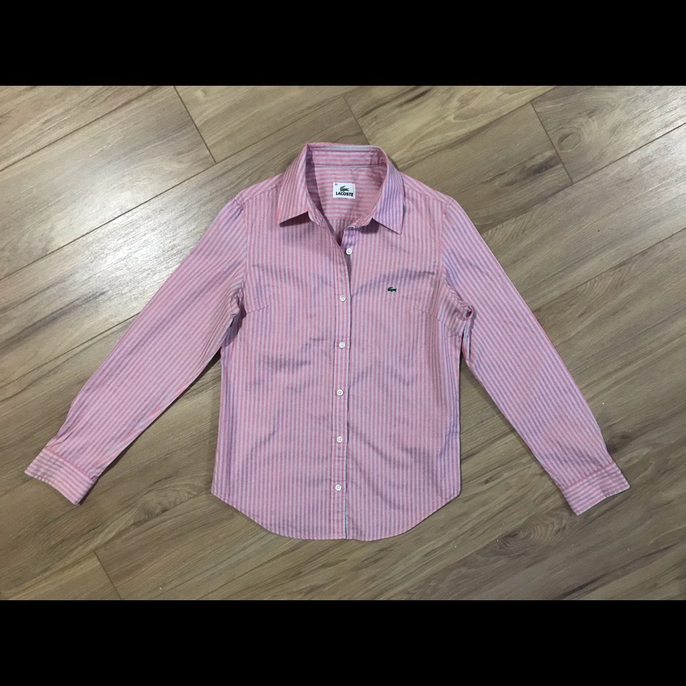 Lacoste women’s size small dress shirt